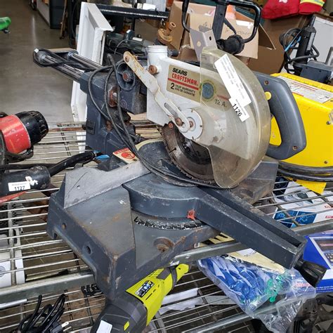 sears metal craftsman miter box & saw 36184|craftsman 12 compound miter saw.